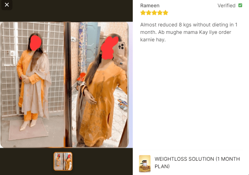 Weightloss Solution by Rubina Fawad